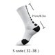 thumbnail image 2 of 5 pares de calcetines de compresión acolchados calcetines deportivos al aire libre baloncesto correr calcetines de entrenamiento para niños niñas, 2 of 5