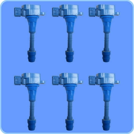 New AD Auto Parts High Performance Ignition Coil B154 Set of 6 For Infiniti FX35 G35 M35 M45 Nissan 250Z UF401
