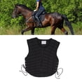 thumbnail image 4 of Equestrian Protector Vest,Professional Zip Closure Unisex Black Equestrian Protector Waistcoat Horse Riding Protective Vest with Extended Padding for Adult, 4 of 7
