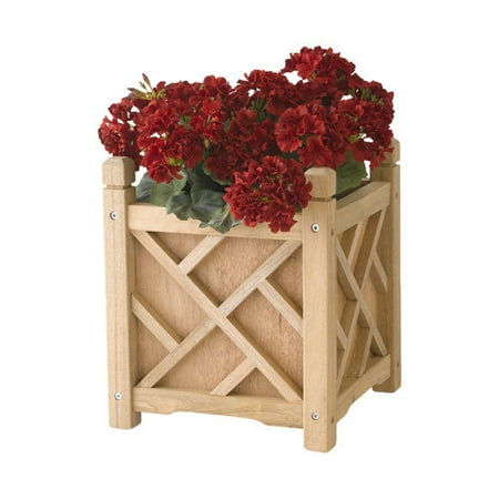 Solid Wood Chippendale Planter Box - Walmart.com