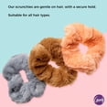 thumbnail image 2 of Goody Hair Scrunchie - 3 Count, Faux Fur - Help Keep Hairs&nbsp;In&nbsp;Place - Hair Accessories to Style&nbsp;With&nbsp;Ease and Keep Your Hair Secured - For All Hair Types - Pain Free ( PACK OF 3), 2 of 4