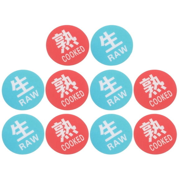 10 Pcs Stickers Cleaning Reminder Sign 4.50X4.50X0.10CM