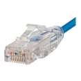thumbnail image 1 of Monoprice SlimRun Cat6 28AWG UTP Ethernet Network Cable, 20ft Blue, 1 of 2