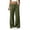 *Army Green, variant on VBVC Women's Cotton Linen Wide Leg Pants , Drawstring Sweatpants For Women , Ladies' Summer Fall Trousers with Pockets, Khaki , S-2XL