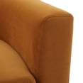 thumbnail image 6 of Noble House Modern Velvet Loveseat for Living Room, Turmeric, 6 of 8