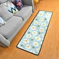 thumbnail image 3 of Dreamtimes Daisy Flower Bees Hallway Runner Rug 2'x6' Kitchen Rug with Rubber Backing Blue Fresh Non Slip Entryway Rug Runner Washable Soft Area Rug for Hallway Bedroom Kitchen Decor, 3 of 6