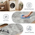 thumbnail image 3 of Washable Kitchen Runner Rug 2x5 ft, Modern Vintage Soft Low Profile Non Slip Rug with PVC Backing, Farmhouse Vintage Carpet for Kitchen Sink, Hallway, Laundry Room, Gray, 3 of 6