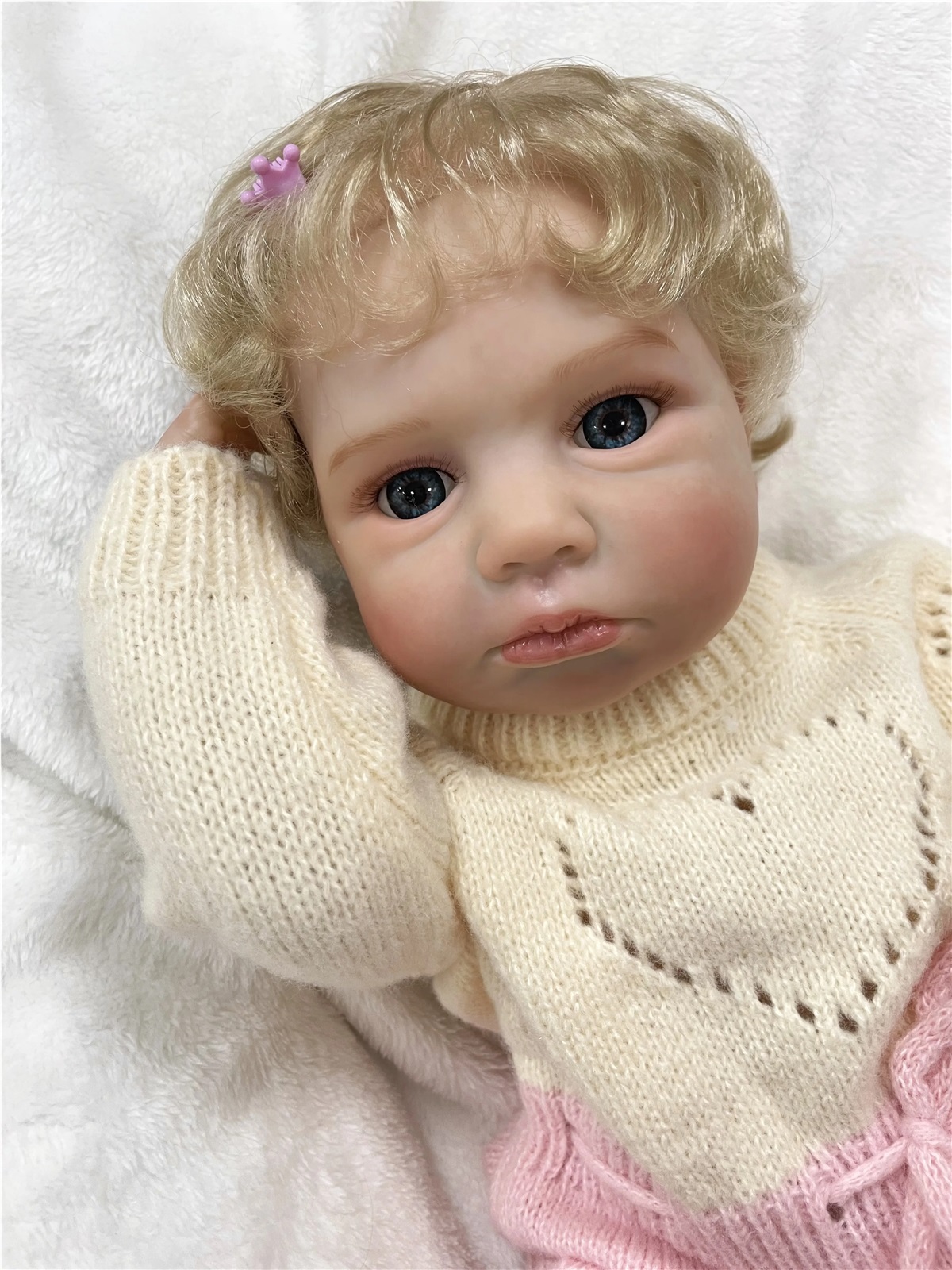 GloTide 20inch Washable Silicone Reborn Baby Dolls Babies Real Life Realistic Toddler