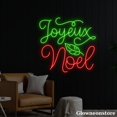 thumbnail image 2 of Glowneon Joyeux Noel Neon Sign, Merry Christmas LED Sign, Merry Christmas Neon Light, 2 of 5