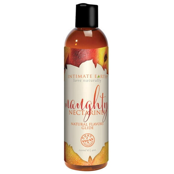 Intimate Earth Natural Flavors Glide - 120 ml Naughty Peaches