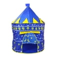 thumbnail image 1 of para Juguete para Niñas Castillo de Princesa Casa Interior / Exterior , Azul Hugo Kids Play Tent, 1 of 10