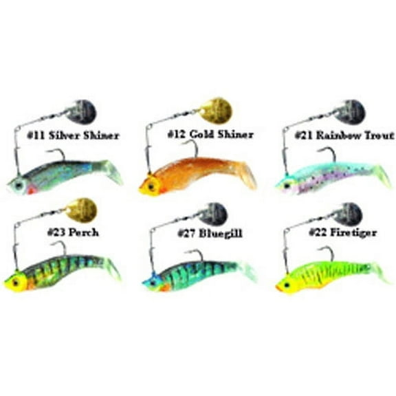 Northland Tackle Mimic Minnow Spin, Spin Jig and Tail, Freshwater, Bluegill