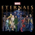 thumbnail image 2 of Men's Marvel Eternals Group Repeating  Graphic Tee Black X Large, 2 of 5