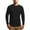 Black, variant on hoksml Men's Long Sleeve Shirts Athletic T Shirts Top Solid Color Sunscreen Lightweight Comfortable Breathable Active Tees Shirts Casual Loose Workout Running Base Shirts