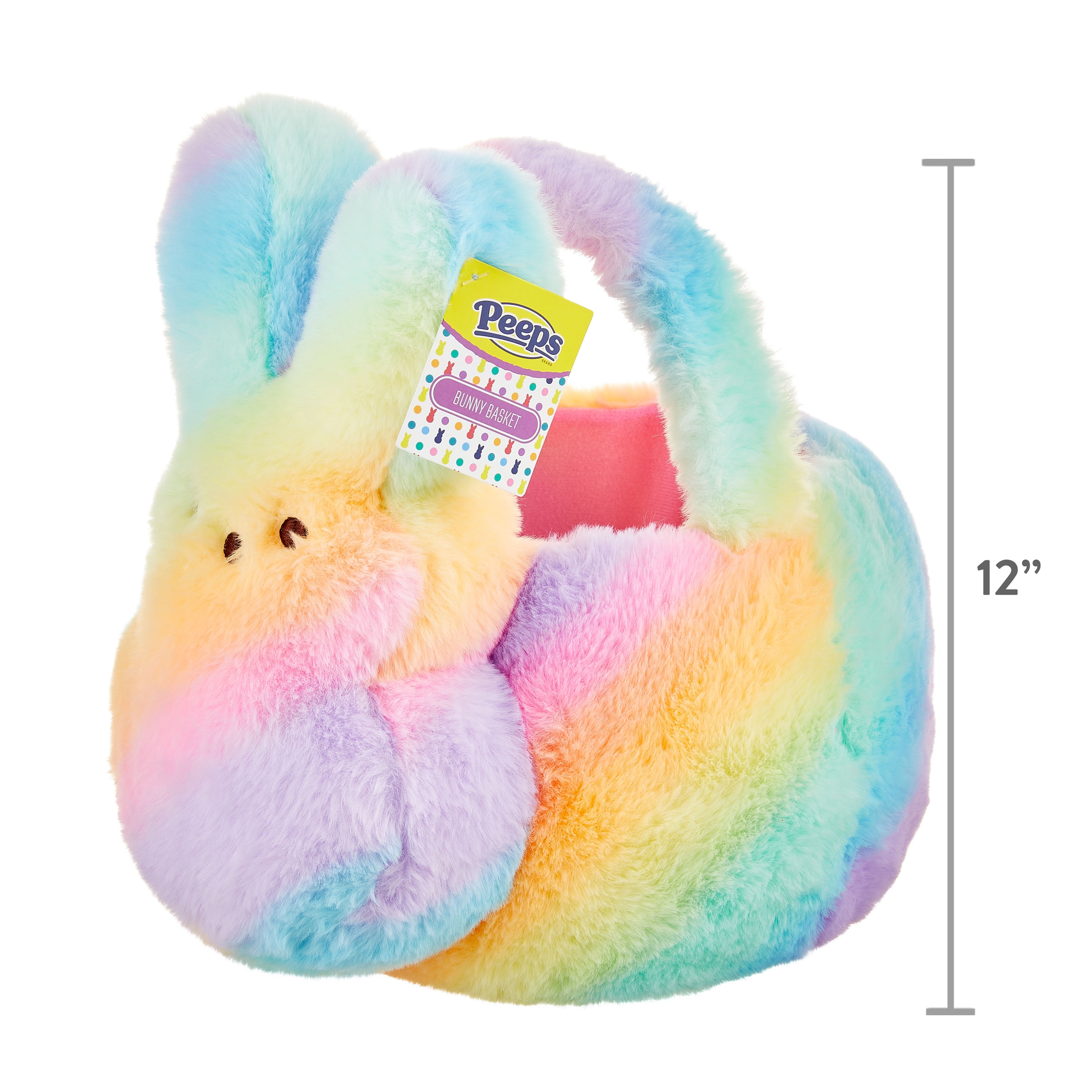 10.5in Rainbow Peeps Bunny Basket&nbsp;