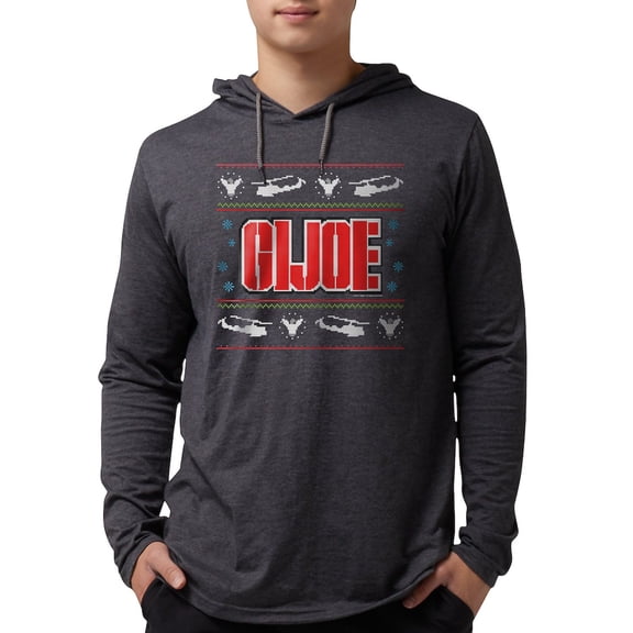 CafePress - Gi Joe Ugly Christmas - Mens Hooded Shirt