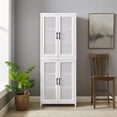 thumbnail image 2 of Milo Tall Storage Pantry White - 2 Stackable Pantries, 2 of 16