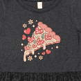 thumbnail image 4 of Inktastic A Slice of Pizza with Love Girls Toddler Dress, 4 of 5
