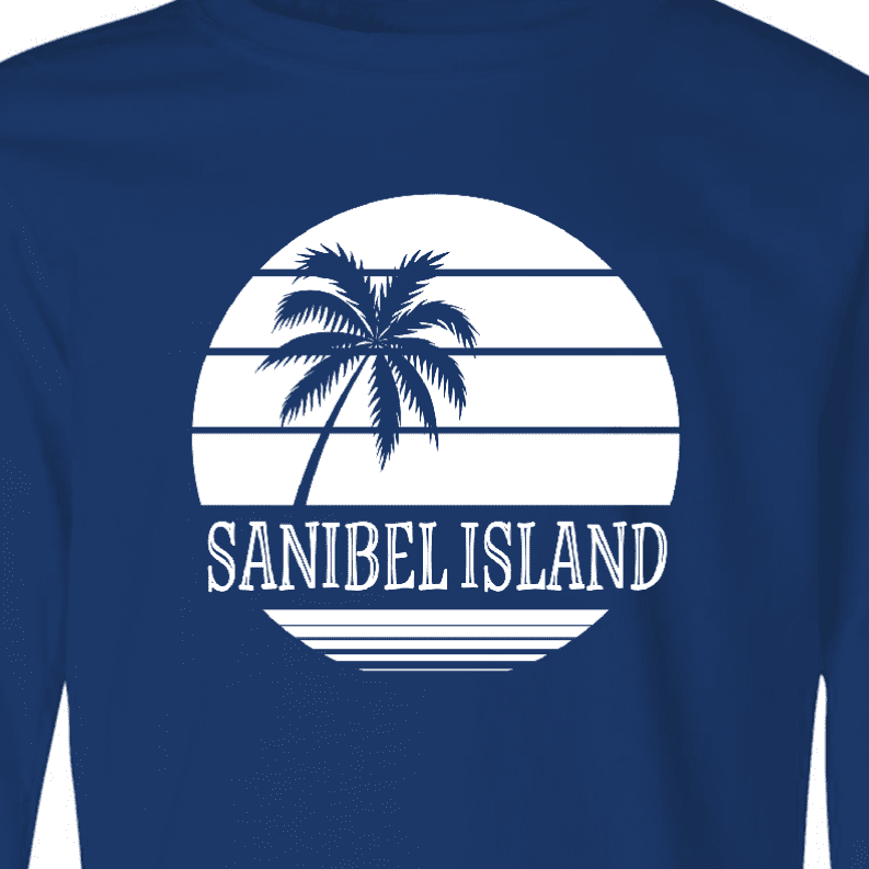 Inktastic Sanibel Island Florida Vacation Long Sleeve Youth T-Shirt