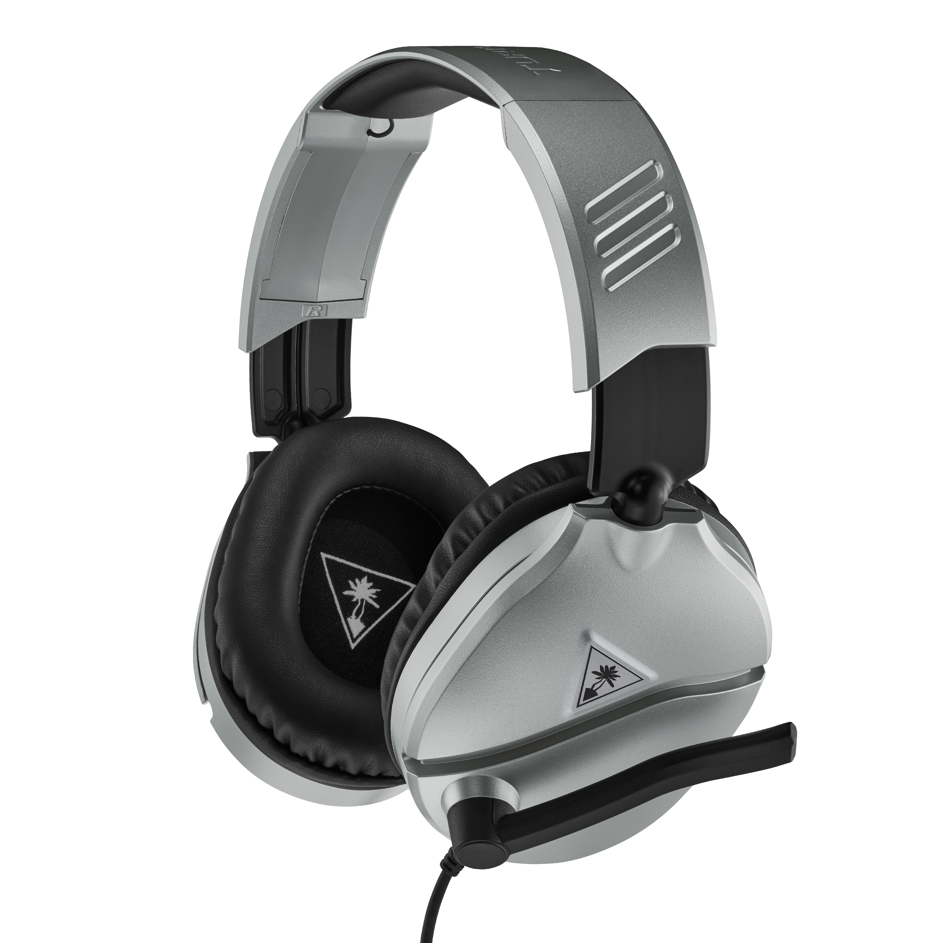 Turtle Beach Recon 70 Xbox Gaming Headset for Xbox Series X, Xbox Series S, Xbox One, PS5, PS4, PlayStation, Nintendo Switch, Mobile, & PC with 3.5mm - Flip-to-Mute Mic, 40mm Speakers - Silver - image 4 of 8