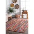 thumbnail image 1 of nuLOOM MGNM05A-606R Aleen Braided Cotton/ Jute Multi 6', 1 of 2