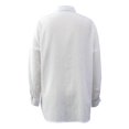 thumbnail image 2 of Ropa de Playa Ocean Pacific para Mujer Camisera Manga Larga Oversize Blanco Talla G, 2 of 4