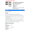 thumbnail image 2 of Rear Brake Pad Set - Compatible with 2003 - 2005 Lincoln Aviator 2004, 2 of 2