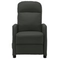 thumbnail image 2 of vidaXL Electric Massage Chair Anthracite Faux Leather, 2 of 5