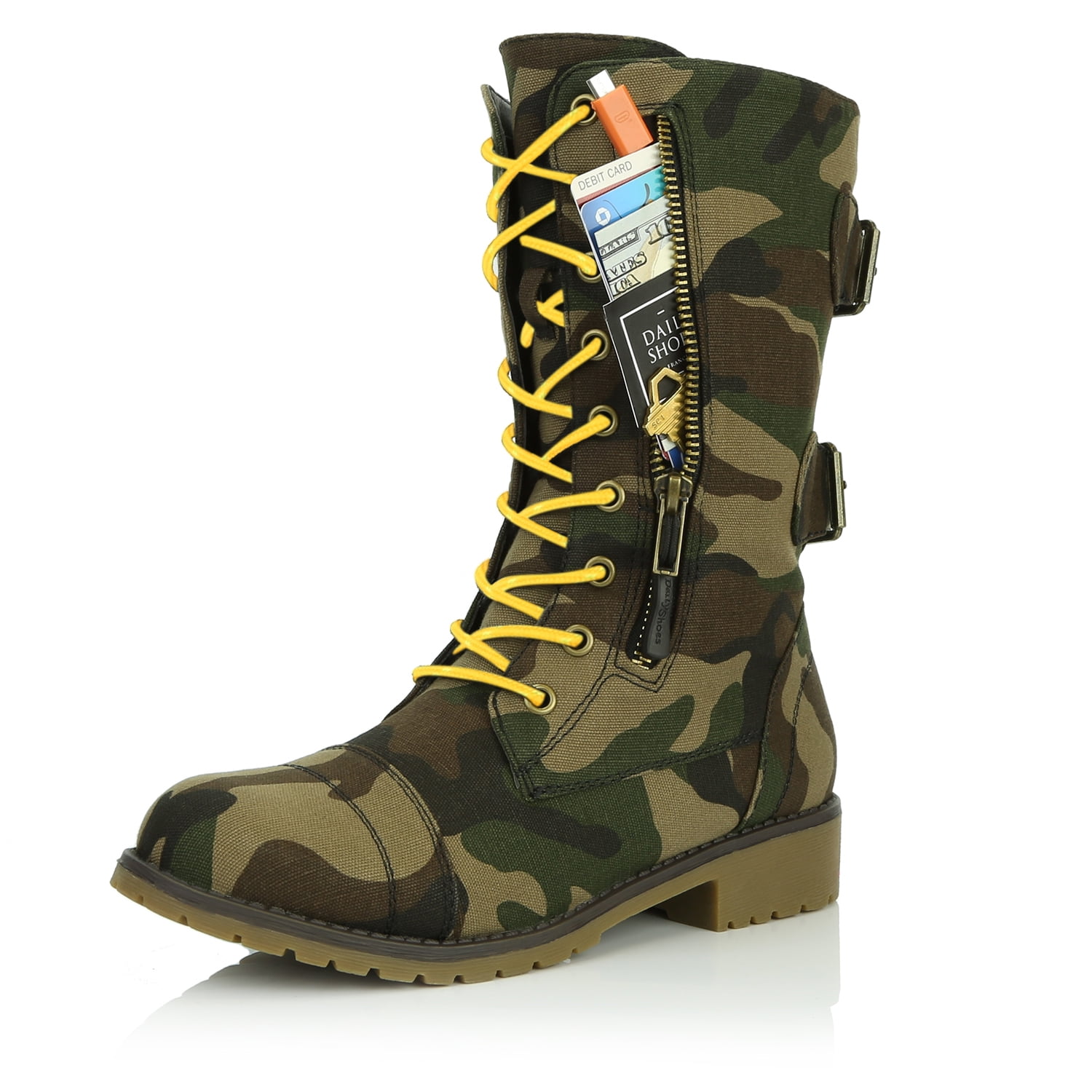camouflage boots womens