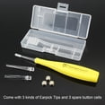 thumbnail image 2 of LED Light Earpick LED Light Ear Wax Remover Earpick With 3 Tips LED Flashlight Ear Wax Cleaner Tweezers Ear Cleaning Tool for Baby, 2 of 7