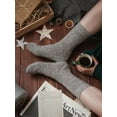 thumbnail image 4 of GoWith Thick Wool Socks For Women | Thermal Winter Crew Socks | 3 Pairs | Model: 2038, 4 of 11