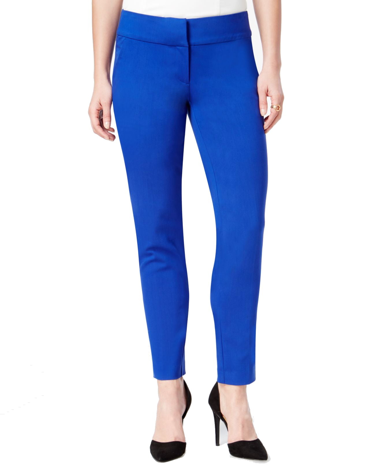XOXO Pants - Cobalt 9/10 Junior Ankle Trouser Stretch Dress Pants 9