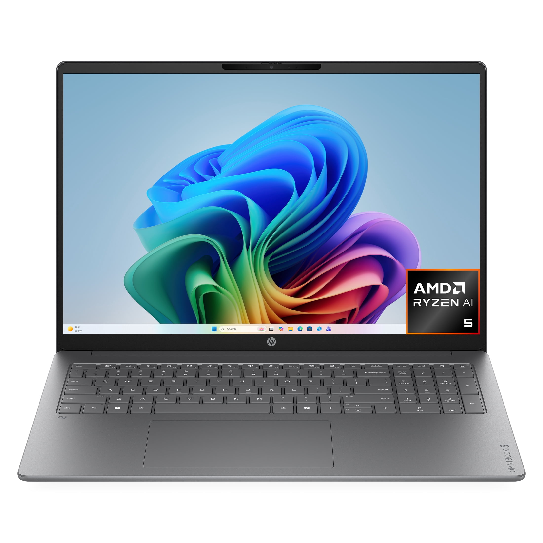 HP OmniBook 5 16 inch Laptop Next Gen AI PC 2K IPS Display Windows