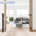 thumbnail image 7 of HDJ 71in Retractable Baby Gate,34in Tall Mesh Baby Safety Gate for Stairs,Metal Auto-Lock Dog Gate,Extra Wide,Black, 7 of 7