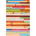 thumbnail image 1 of EREHome Tissu Polyester 5x7ft Fond en Bois Coloré pour Photographie Accessoires de Studio, 1 of 2