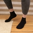 thumbnail image 3 of BambooMN Unisex Mens and Womens Quarter Socks Made of Rayon from Bamboo - Black - 4 Pairs - Medium, 3 of 6