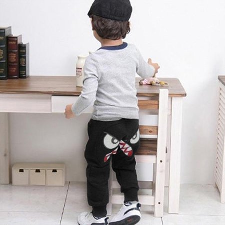 

Yubatuo Baby Children Kids Boys Girls Cartoon Bird Tongue Harem Pants Trousers PantsBlack90