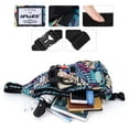 thumbnail image 5 of HAWEE Rope Sling Bag for Women and Men Casual Cross Body Backpack Adjustable Anti-slip Strap/ Bottle Pocket/ Earphone Hole for Travel Hiking Sports, Blue Maple, 5 of 7