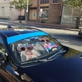 thumbnail image 3 of 3D Dog Beach Theme Car Sunshade For Pet Lovers, 3 of 6