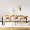thumbnail image 1 of vidaXL Dining Table Solid Mango Wood 240 cm, 1 of 5