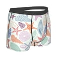 thumbnail image 3 of Daiia Colorful Seashells Men's Underwear Boxer Briefs, Cotton Stretch Moisture-Wicking Underwear-Small, 3 of 9