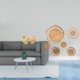 thumbnail image 2 of Tirador de latón con forma de lazo para muebles, ideal para armarios y puertas, con decoración colgante de pared de ratán tejido. Perfecto para regala, 2 of 8