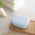 thumbnail image 3 of Kugisaki Soap Dish Double Layer Draining Soap & Sponge Holder with Lid & Water Tray for Bathroom Shower, Kitchen Sink Dish, 3 of 8