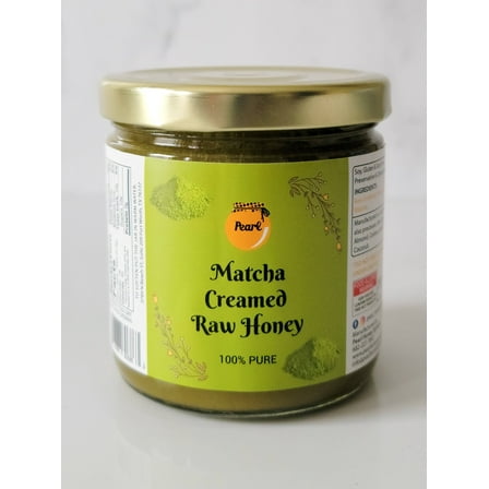 Pearl Matcha Creamed Honey
