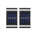 thumbnail image 2 of EGNMCR Solar Fence Lights, LED Solar Wall Lights, Outdoor Waterproof IP65, 2 Pack Solar Outdoor Lights for Backyard, Patio, Deck Railing, Stair Handrail, Pool and Wall, 2 of 8