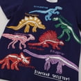 thumbnail image 3 of Summer Shirt Boy's Children's Luminous T-shirt with Dinosaur Pattern Boys' Short Sleeve, 3 of 6
