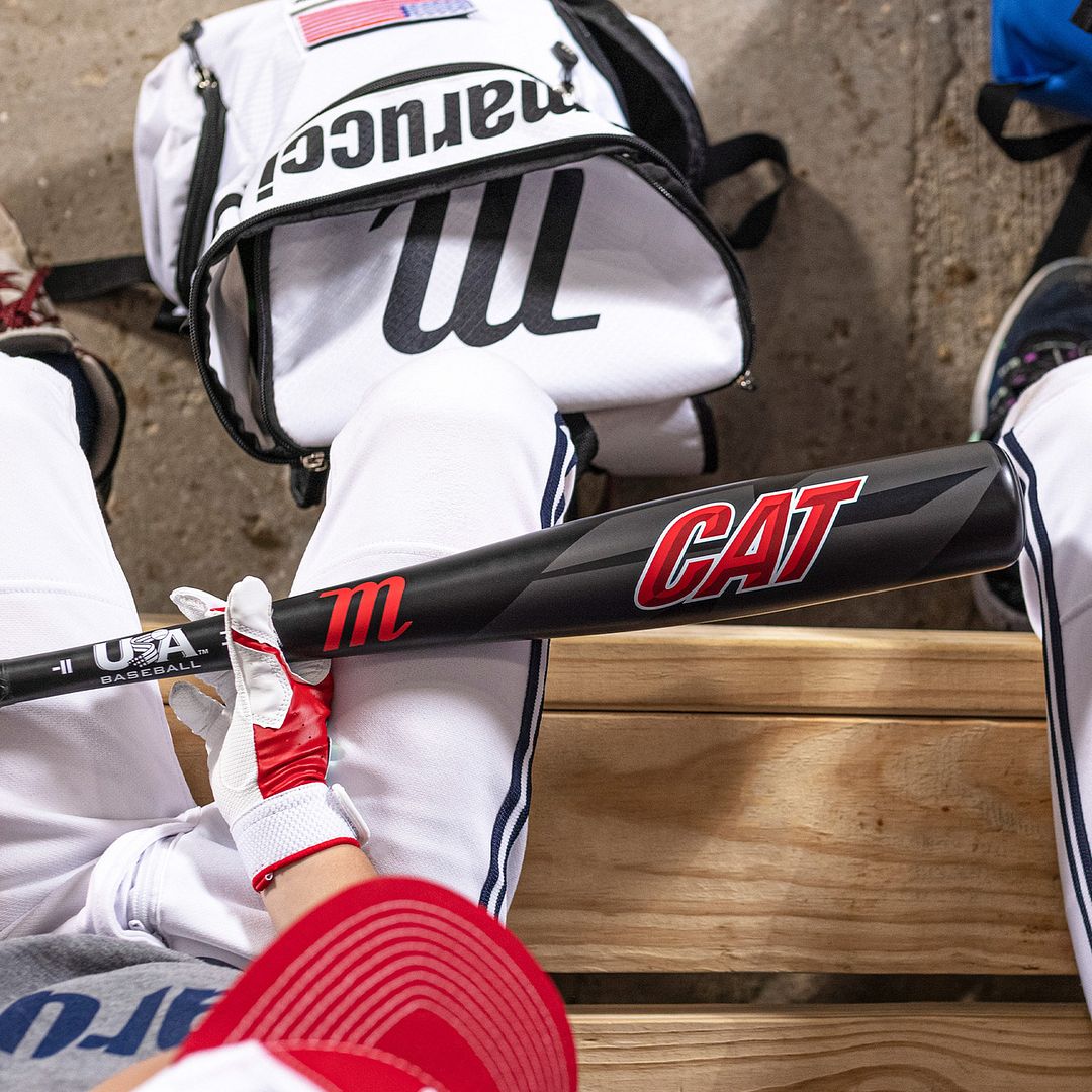 Batte De Baseball Marucci CAT USA Pour Jeunes - 27 Pouces, 16 Oz, Diamètre 2-5/8 Pouces