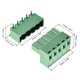 thumbnail image 3 of Conector de bloque de terminales de tornillo PCB de ángulo recto de 5 pines y 5.08 mm, 10 juegos, 3 of 6