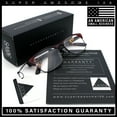 thumbnail image 6 of Classic Half Rim Contemporary Fashion Rectangle Powered Reading Glasses Burgundy Tortoise +1.5, 6 of 7