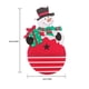 thumbnail image 3 of Injueey Colgantes de Decoración colgante pintada Adornos reutilizables para árboles de Navidad Muñeco de nieve Elk Decoraciones navideñas Kits de decoración para fiestas Papá Noel Injueey HA069868-01, 3 of 6